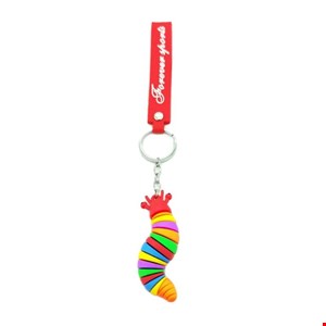 جاکلیدی دنیای سرگرمی های کمیاب مدل کرم ابریشم رنگین کمان