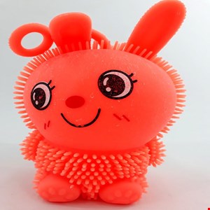 فیجت ضد استرس دنیای سرگرمی های کمیاب مدل خرگوش رنگ نارنجی