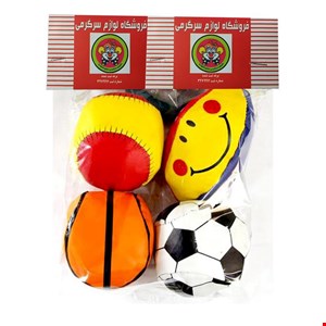 توپ بازی دنیای سرگرمی های کمیاب مدل آپارتمانی اسفنجی مجموعه 4 عددی