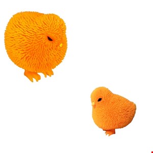 ابزار شوخی دنیای سرگرمی های کمیاب مدل جوجه رنگی نارنجی
