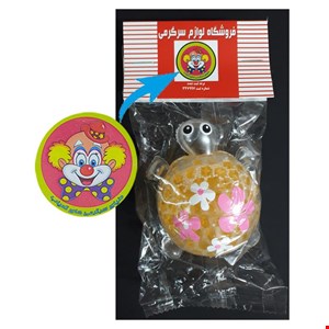 فیجت ضد استرس دنیای سرگرمی های کمیاب مدل لاک پشت ژله ایی آبی