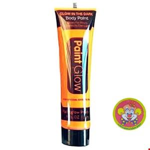 رنگ صورت و بدن پینت گلو مدل بلک لایت-نارنجی