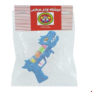  تفنگ بازی مدل چرخ دنده ایی موزیکال طرح دایناسور