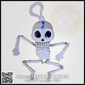  ابزار شوخی دنیای سرگرمی های کمیاب طرح اسکلت فک زن