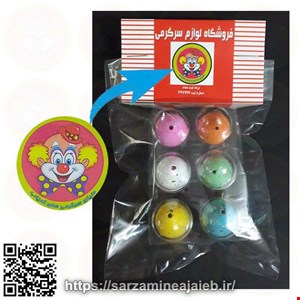  ابزار شوخی دنیای سرگرمی های کمیاب مدل تخم دایناسور بزرگ شونده مجموعه 6 عددی