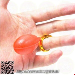  ابزار شوخی دنیای سرگرمی های کمیاب طرح انگشتر آب پاش بسته 2 عددی 